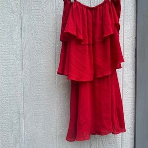 Show Me Your MuMu Red Jumpsuit